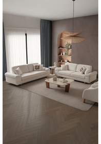 Resim Armada 3+3 Koltuk Takımı Krem Krem 