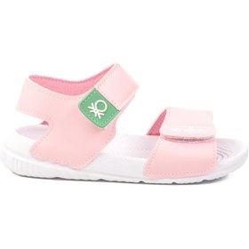 Resim United Colors Of Benetton Pembe Cırtlı Kız Bebek Sandalet Bn-1252 B 