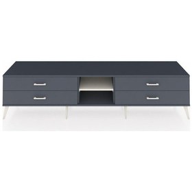 Resim Hyperion Tv Ünitesi Tek Raflı 4 Çekmeceli 220x44x51 Antrasit-aytaşı/antrasit Aytası/antrasıt - Antrasıt 