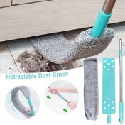 Resim Uzatma Çubuğu ile Mikrofiber Toz Fırçası, Yıkanabilir Geri Çekilebilir Toz Toplayıcı, Geri Çekilebilir Boşluk Toz Toplayıcı, Islak ve Kuru Temizleme Fırçası, Çok Fonksiyonlu Toz Fırçası, Koltuk Yatağı ve Mobilya Altı için Uygun, Temizlik Malzemeleri1 paket 