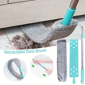 Resim Uzatma Çubuğu ile Mikrofiber Toz Fırçası, Yıkanabilir Geri Çekilebilir Toz Toplayıcı, Geri Çekilebilir Boşluk Toz Toplayıcı, Islak ve Kuru Temizleme Fırçası, Çok Fonksiyonlu Toz Fırçası, Koltuk Yatağı ve Mobilya Altı için Uygun, Temizlik Malzemeleri1 paket 