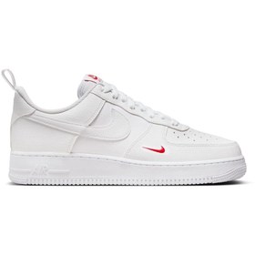 Resim Nike Beyaz Air Force 1 '07 ''Ripstop Detailed Upper'' Erkek Spor Ayakkabı 