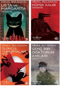 Resim Mihail Bulgakov Seti 4 Kitap Iş Bankası Yayınları 
