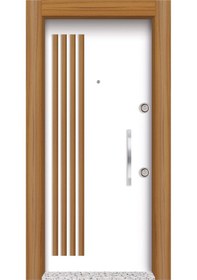 Resim MONO ÇELİK KAPI MN-1010 SOL Daire Giriş Kapısı, Çelik Kapı 