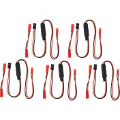 Resim Guiwuu 5x Vinç Ch3 Kontrol Hattı Paneli Uzaktan Kumanda Alıcı Kablosu 1/10 Rc Paletli Eksenel SCX10 Trx4 (Yurt Dışından) 