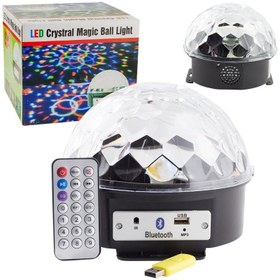 Resim MagicVoice TS-03B USB-Bluetooth Yarım Küre Disko Topu 