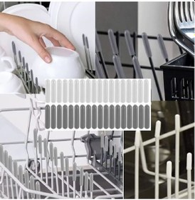 Resim Pas Önleyici Bulaşık Sepeti Aksesuarı Beyaz Renk 100 Adet 