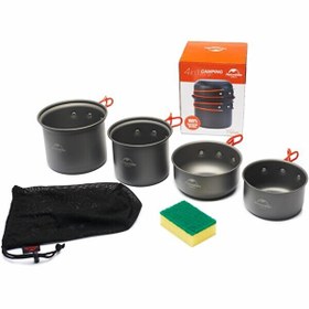 Resim Naturehike 4-1 Kamp Yemek Pişirme Seti 