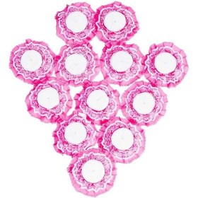 Resim Kına Atölyesi Fırfırlı El Kına Gecesi Mumu 12 Adet 