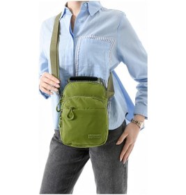 Resim Baginn 571 Collection Paraşüt Kumaş Unisex Postacı Çanta Elde Tutma Çapraz Askılı Omuz Çantası 25 15 Cm Yeşil 
