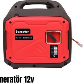 Resim Sensation Dc 12V Jeneratör 4 Zamanlı Benzinli - 1200W 85AH 