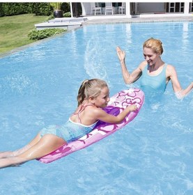 Resim Bestway 42046 Tutmalı Sörf Deniz Yatağı Pembe 114x46cm 