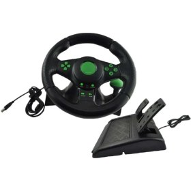 Resim Sharplace Araba Yarışı Gaming Direksiyon Ayak Pedalı Set Sürüş Simülatörü Denetleyicisi (Yurt Dışından) 
