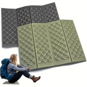Resim 29X39Cm Yumurta Trough Pad, Bal Petek Masaj Pad, Katlanabilir XPE Pad, Açık Hava Yürüyüşü, Kamp, Eğitim Parkı Katlanabilir Yastık, Piknik Koltuğu, Nem Geçirmez Pad 