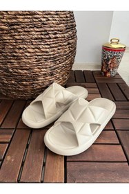 Resim Behtah Kundura Erkek Fashion Çapraz Slide Terlik Plaj Havuz Sahil Deniz Yeni Sezon 