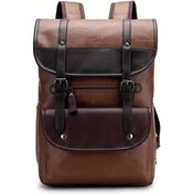 Resim Dashanshop 1 Adet Ekstra Büyük Kapasiteli Erkekler İçin Pu Günlük Sırt Çantası, Çok Fonksiyonlu Ve Dayanıklı Haki Renk Haki Rengi 