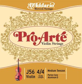 Resim D'Addario J56 Pro-Arte 4/4 Keman Teli 