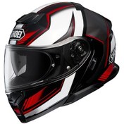 Resim Shoei Neotec 3 Grasp Tc 5 Çene Açılır Motosiklet Kaskı 67009 Siyah Beyaz Kırmızı 