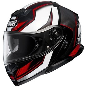 Resim Shoei Neotec 3 Grasp Tc 5 Çene Açılır Motosiklet Kaskı 67009 Siyah Beyaz Kırmızı 