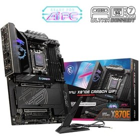 Resim MSI MPG X870E Carbon WIFI AMD X870E 8400 MHz (OC) DDR5 Soket AM5 ATX Anakart 