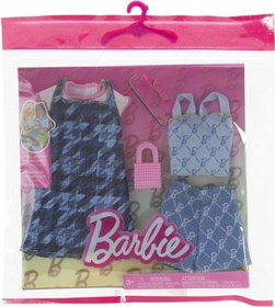 Resim Barbie'nin Kıyafet Koleksiyonu 2'li Paketler GWF04-HRH45 