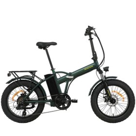 Resim Bisan E-Folding F2 Katlanır Elektrikli Bisiklet Siyah-Sarı 