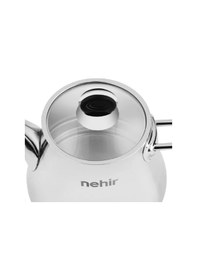 Resim Nehir Luna Midi Büyük Boy Paslanmaz Çelik 0.75-1.50 Litre Çaydanlık Takımı 