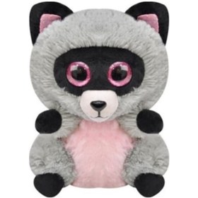 Resim Peluş Rakun 17 Cm Gri 