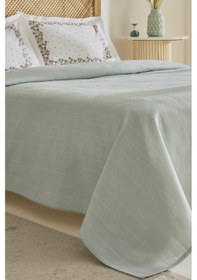 Resim Karaca Home Roshell %100 Pamuk Tek Kişilik Pike Takımı Adaçayı Adaçayı 