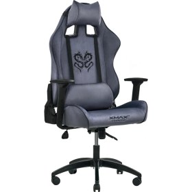 Resim XMAX / Rio Balerion Terletmez Kadife Kumaş Antrasit Gaming Oyuncu Koltuğu / 120 kg Taşır 