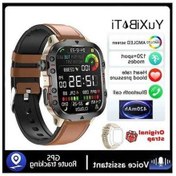 Resim Treasures 2025 Yeni Xiaomi Ask. Akıllı Saat Erkek Ip68 5atm Su Geçirmez Spor İzci Siyah Bant Altın, Dijital Saat Moda Altın 