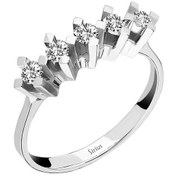 Resim Sirius F Renk 0,30 Karat Pırlanta 5 Taş Yüzük 0841R0047 