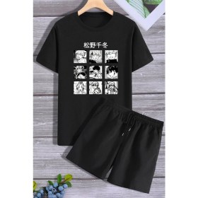 Resim Trendypassion Anime Şort T-Shirt Eşofman Takımı 