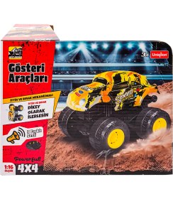 Resim Uniqlion Büyük Tekerlekli Sesli Araba 