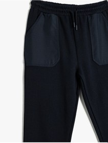Resim Koton Jogger Eşofman Altı Cepli Beli Bağlamalı Lacivert 5wkb40025tk Lacivert 
