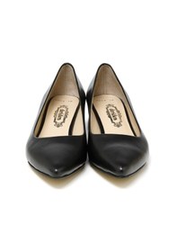 Resim Topuklu/ Stiletto Kadın Rc-4004 Deriden Siyah Siyah 