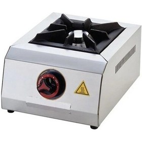 Resim Silverinox Endüstriyel Set Üstü Mini Tekli Lpg Tüplü 1 Gözlü Ocak-102693 