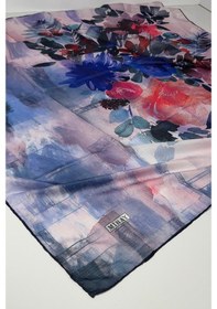 Resim Miray Nevada Büyük Boy Organik Pamuk Eşarp - 120 X 120 - 06253 Lavanta 