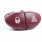 Resim otobalcı Peugeot 206 P206 Dörtlü Flaşör Düğmesi - Merkezi Kilit Düğmesi 