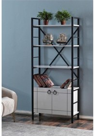 Resim Beyza Metal Portmanto & Ayakkabılık Beyaz 