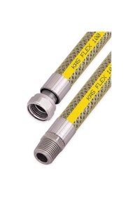 Resim Ocak Flexi Örgülü Doğalgaz Bağlantı Flexi 1/2"-1/2" Kas 