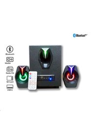 Resim SIGHTZER 2+1 Ses Sistemi Fm Radyo Bluetooth Sd Kart Usb Girişli Hoparlör Uzaktan Kumandalı 