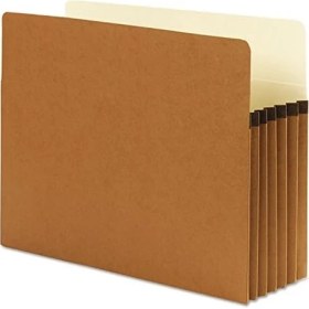 Resim Hype Store Dosya Cebi, Düz Kesimli Tab, 5-1/4" Genişletme, Mektup Boyutu, Kırmızı Ip, Kutu Başına 10 (73234) 
