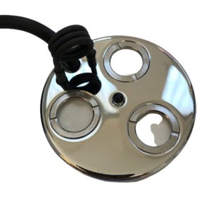 Resim ayyıldız kuluçka 3 Gözlü Metal Nem Nozülü (adaptör Dahil) 