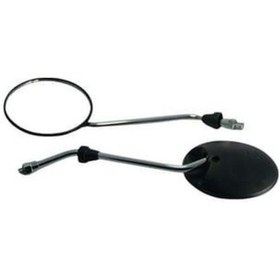 Resim Deltaforce Ayna Takımı Yuvarlak Siyah 10mm Cg 200 