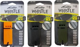 Resim Evolite 3 ürün Evolite Rescue E-5531 126 Db Deprem Düdüğü Haki Yeşil+Siyah+Turuncu 