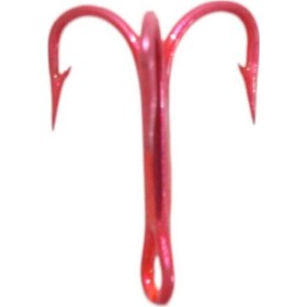 Resim Mustad Hq:35648 No:8 Kırmızı 3 Lü İğne Standart 