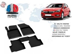 Resim Opel Astra K 4D Havuzlu Paspas Siyah 2015-2021 Arası 