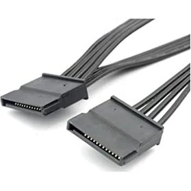 Resim Storemax PX-4355 Molex To Sata Kablo, Psu Sata Çoklayıcı, 5 Port Sata Power Çoklayıcı, 60CM Uzunluk 