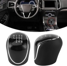 Resim Yinhing 6 Hız Vardiyası Düğmesi, Palanca De Cambios Manuel Hentbol Kol Aksesuar Fit 6 Hızlı Araç Dişli Vites Değiştirme Kuşunu Vardiya Knob Hız 